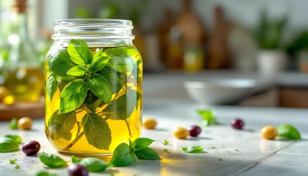 entdecke, warum dein basilikum im öl wochenlang frisch bleibt und wie du es richtig lagerst, um geschmack und frische zu bewahren.