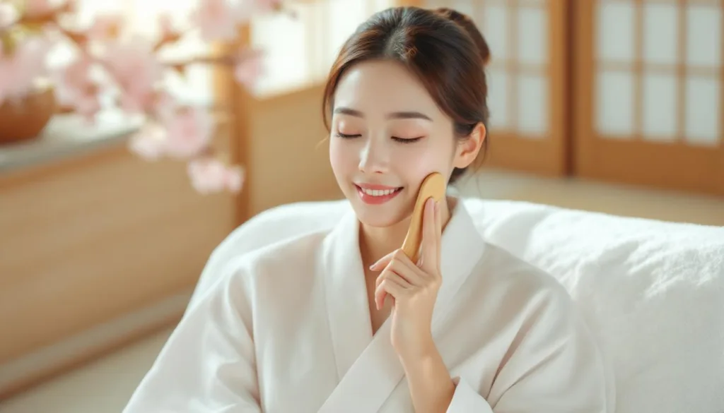 entdecke, wie japanische gesichtsübungen deine haut sofort straffer machen können. effektive techniken für ein jugendliches und strahlendes aussehen.