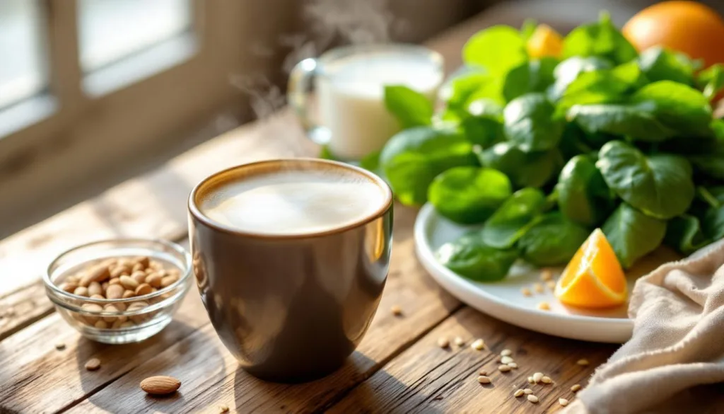 entdecke, warum du deinem kaffee statt milch andere zutaten hinzufügen solltest, um deine knochen zu stärken und gesünder zu bleiben.
